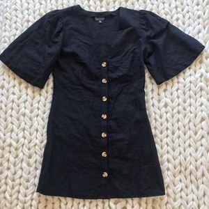 Black topshop mini dress